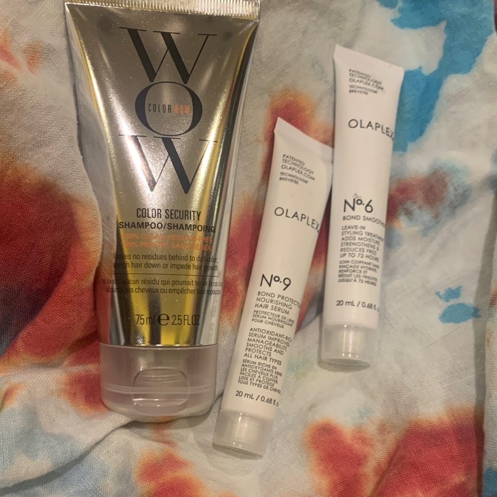 *3/$30* Color Wow Shampoo and Olaplex Hair Treatments Set